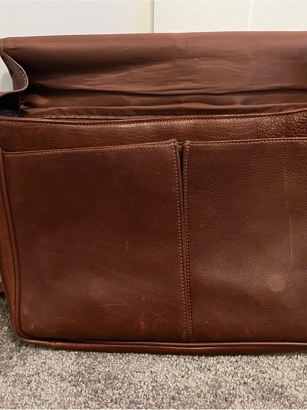 Wilsons Leather Executive Collection Brown Messenger Bag